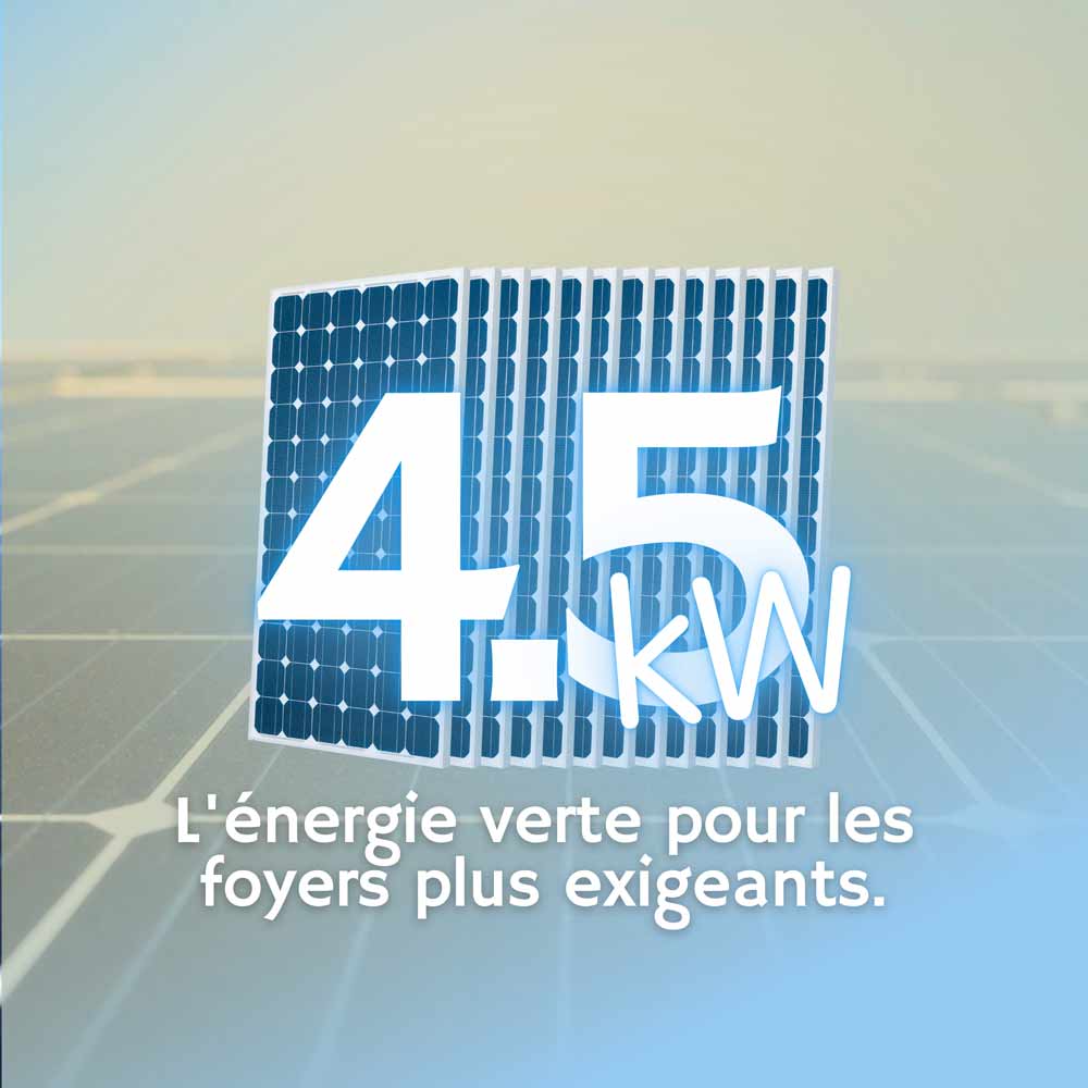 Installation photovoltaïque de 4,5 kWc